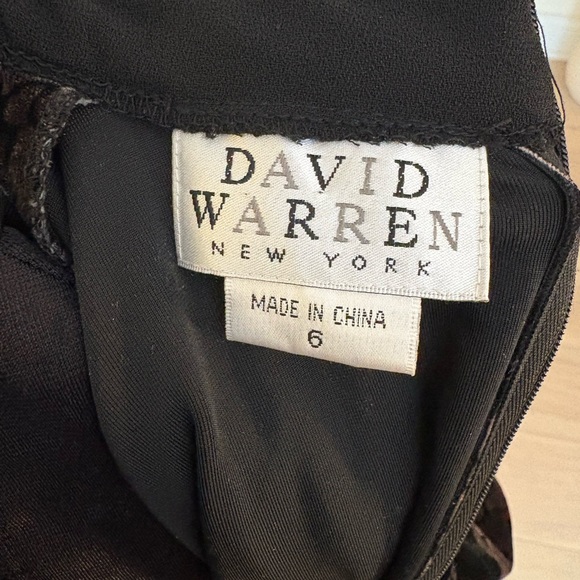 David Warren 90’s vintage Chinese velvet Dress - Picture 9 of 10